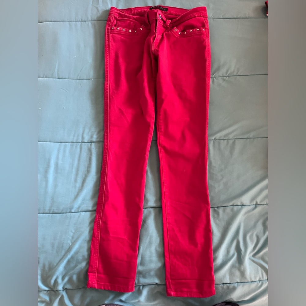 Red Levi’s Jeans